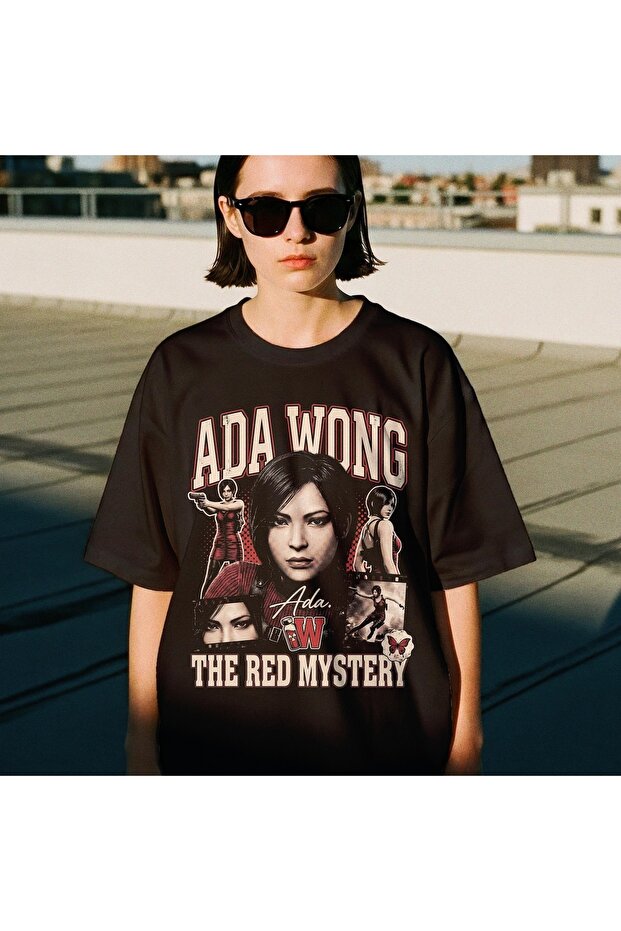 Ada Wong Resident Evil Printed Unisex Oversize T-Shirt