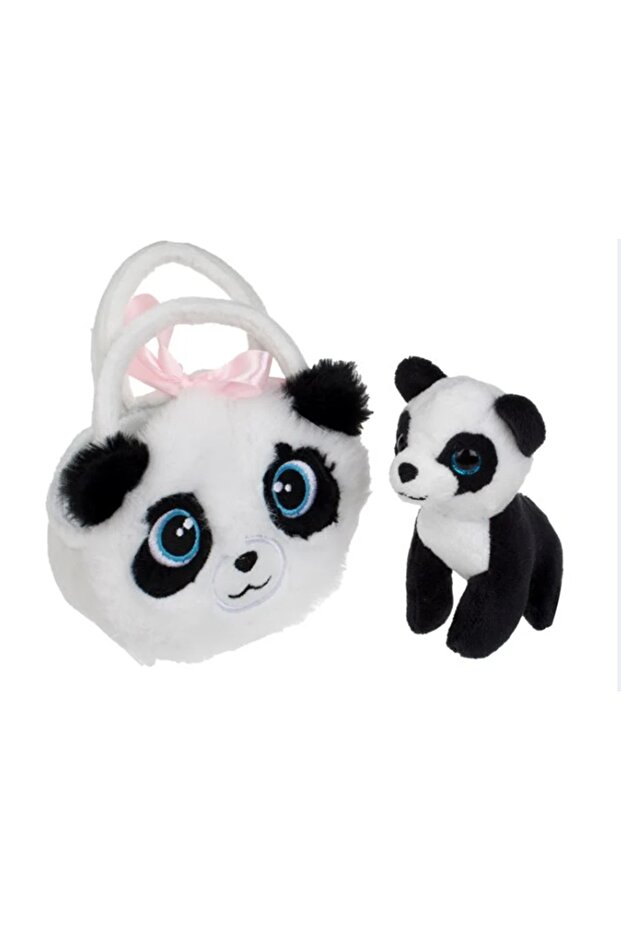 Mini panda de pluș în pungă 11 cm