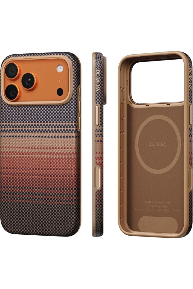 iPhone 17 Pro Max, Ultra Gurad Protective Case, Shockproof, MagSafe Compatible, Aramid Fiber - Sunset