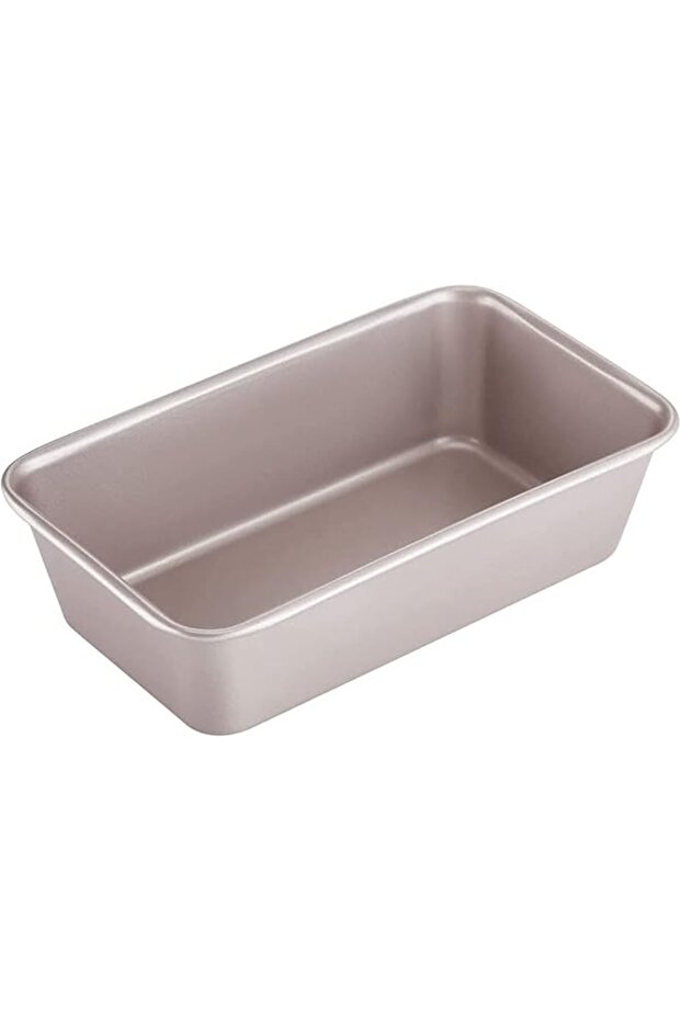 9-Inch Rectangle Loaf Pan, Non-Stick Oblong Bread and Meat Bakeware for Oven Baking (Champagne Gold)