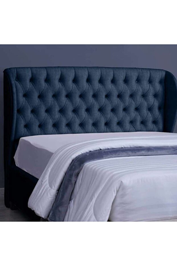 PLUTO HEADBOARD CHANEL NAVY BLUE L-150 : H-125 CM
