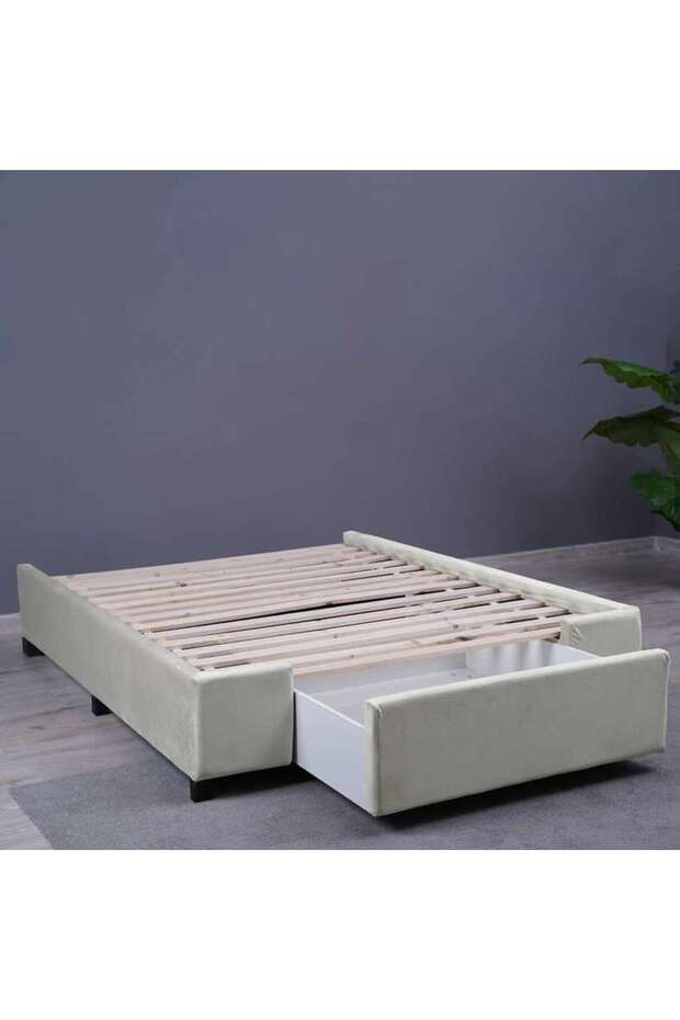 Olympia Base Velvet White 160x200 Cm