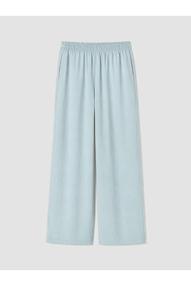 Vizyon New Season Elastic Waist Modal Blend Women's Trousers