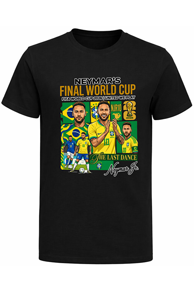 The Last Dance Neymar's Printed Worldcup 2026 Brazil Printed Children's T-Shirt