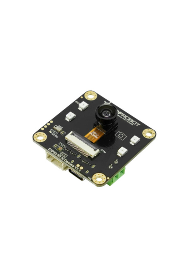 DFROBOT ESP32-S3 AI Camera Module (Edge Image Recognition, Night Vision, ChatGPT Voice Interaction)