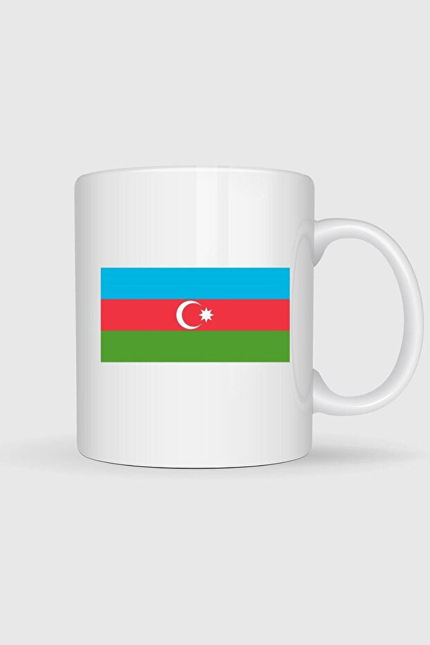 Azerbaijan Flag Printed Mug
