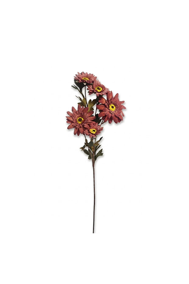 Gerbera Rose Branches, 6 Stems, Pink Color