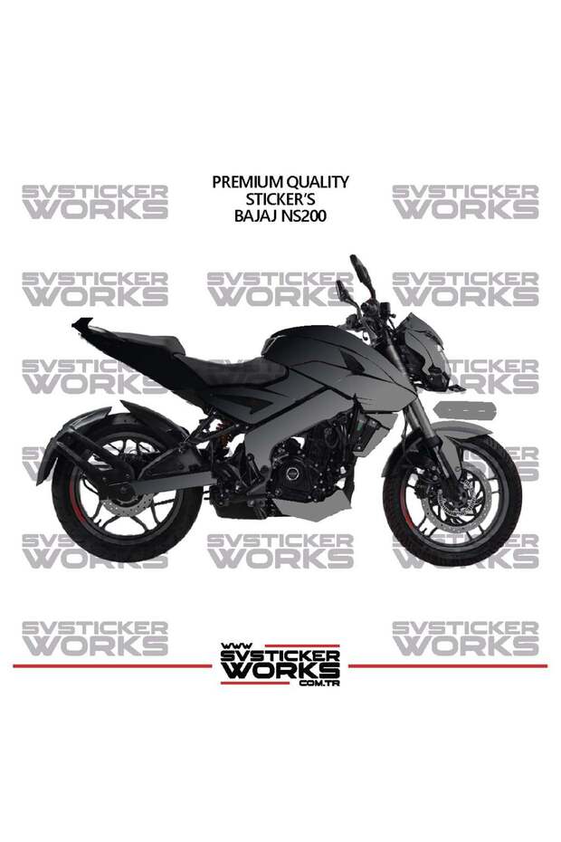 ملصق تزيين BAJAJ NS200 ثنائي اللون، طقم جاهز لتزيين المحرك، عالي الجودة