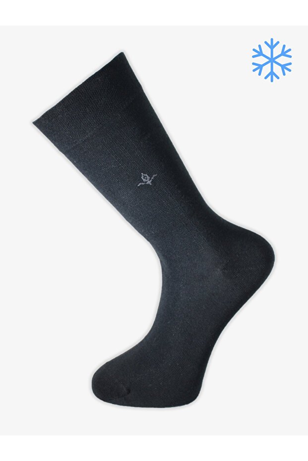 Eskil Combed Cotton Winter Cotton Comfortable Men's Socks 12-Pack