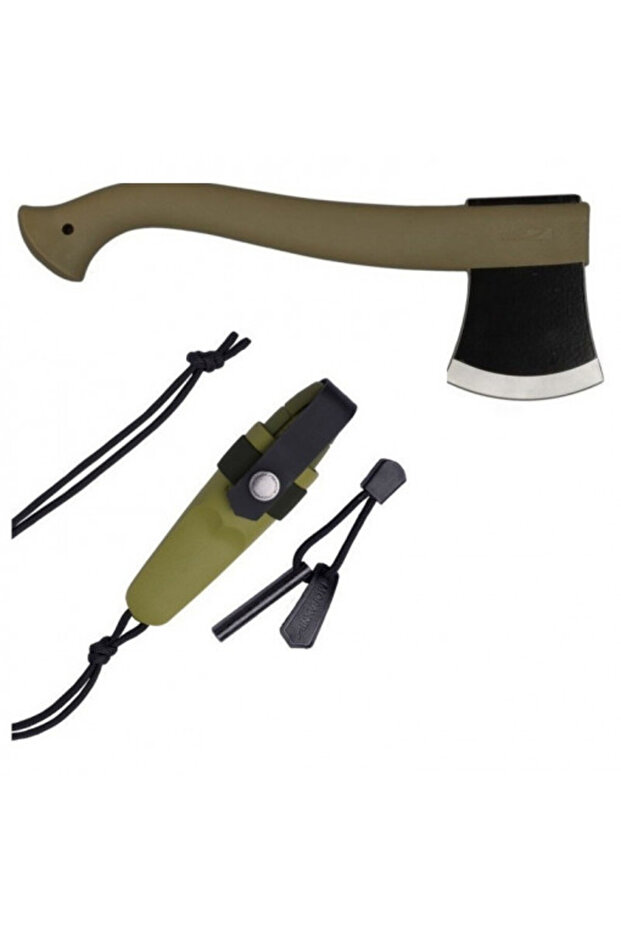 Set topor și cuțit Eldris verde - 1