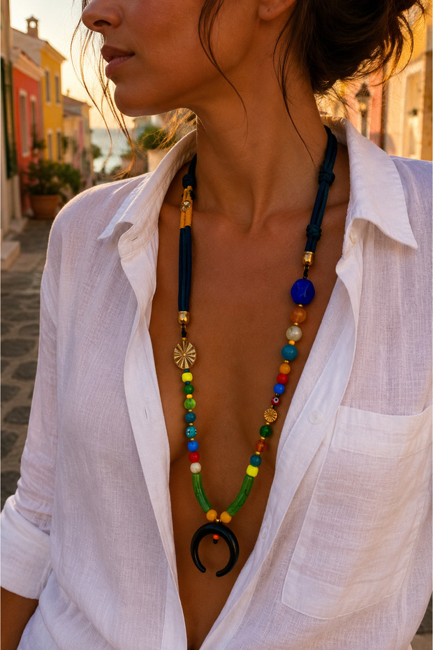Procida Necklace | Special Design Paracord Long Necklace