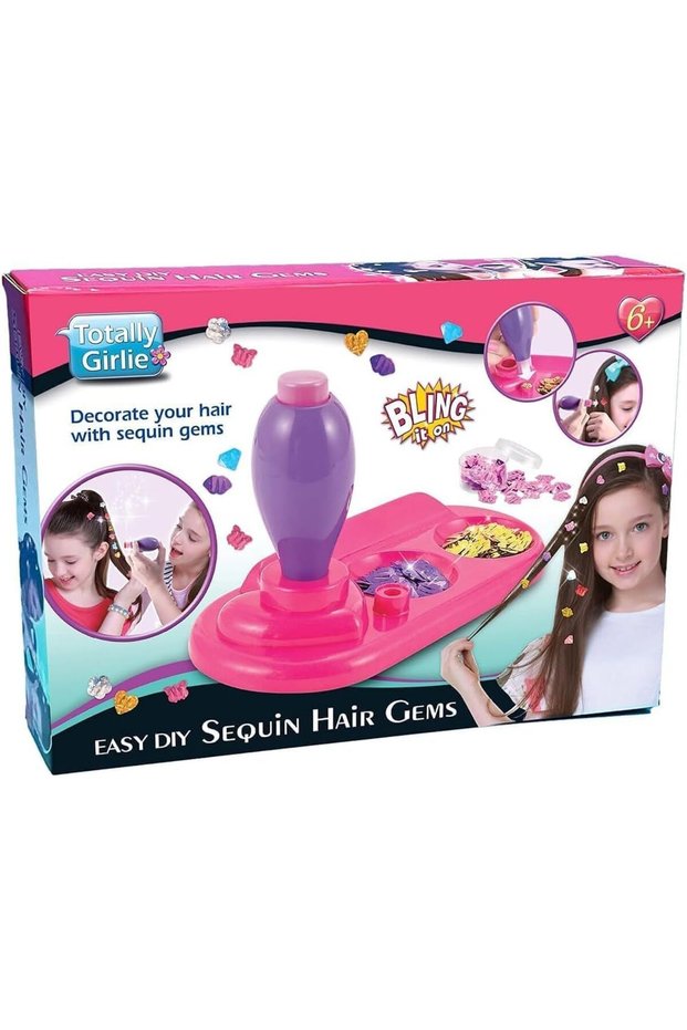 - Sequin Hair Gems