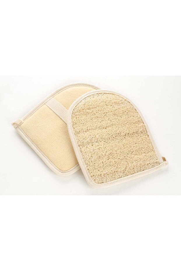 100% Natural Hand Shape Loofah | Gentle Exfoliating Bath Loofah for Smooth & Refreshed Skin