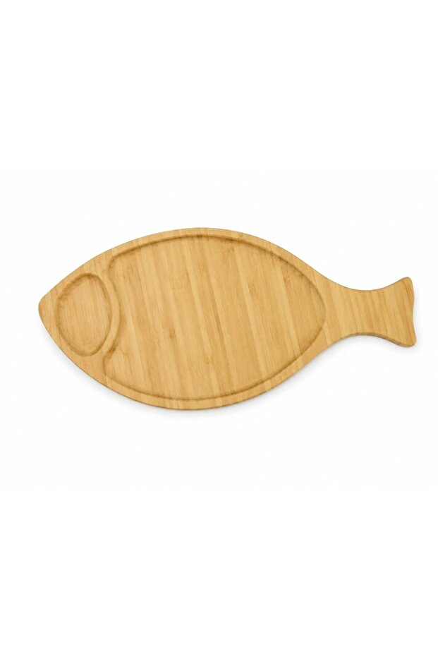 2-Piece Bamboo Fish Presentation Plate
