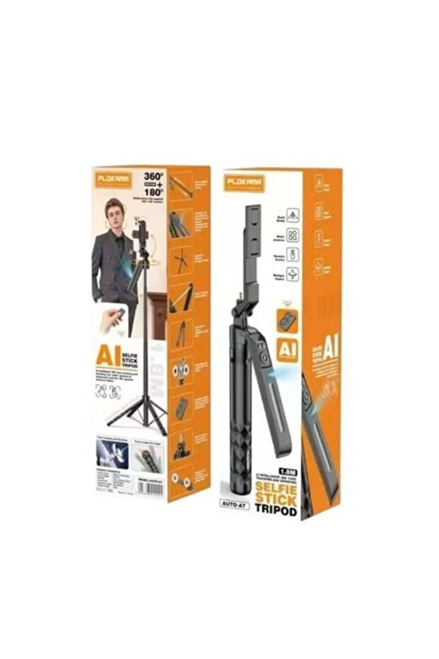 Smart A7 AI Face Tracking Tripod – Auto Tracking & Adjustable Stand for Vlogging & Live Streaming
