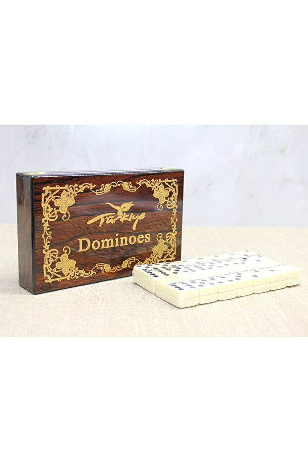 Domino Game with Wooden Box