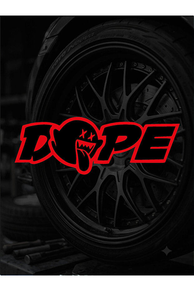 Dope Ghost Sticker Motorcycle Sticker Helmet Sticker Auto Sticker Jdm Sticker Paste 15 cm