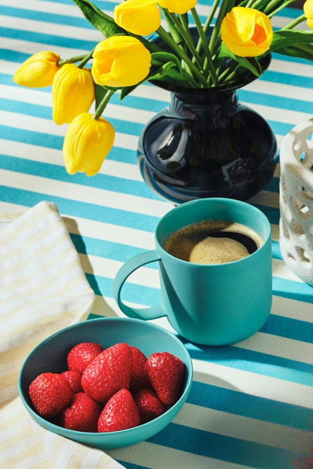 Faroe Ceramic Salad Bowl, Stylish Tableware, Kitchen Accessory