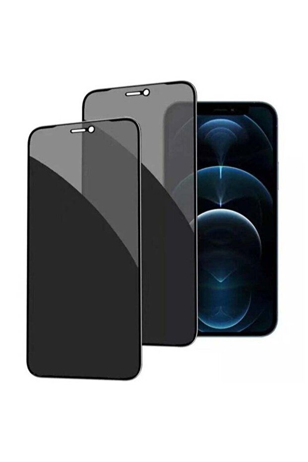 (2 Pack) for iPhone 13 Pro Max Privacy Tempered Glass Screen Protector Anti-Scratch with Back Camera Glass