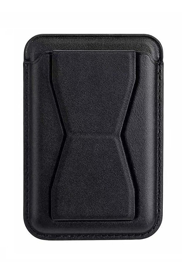 MagSafe Leather Bracket Clip Stand Holder – Premium Leather Magnetic Mount for iPhone