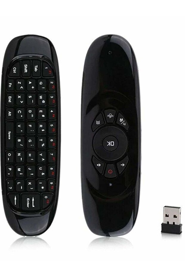 Arabic Keyboard Air Mouse C120 Smart TV Remote Control Computer Wireless Keyboard with Gyroscope Somatosensory Remote Control for TV Box Android Laptop Pc