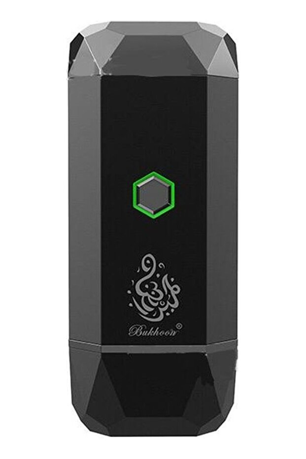 Electric USB Hexagon Incense Burner Black