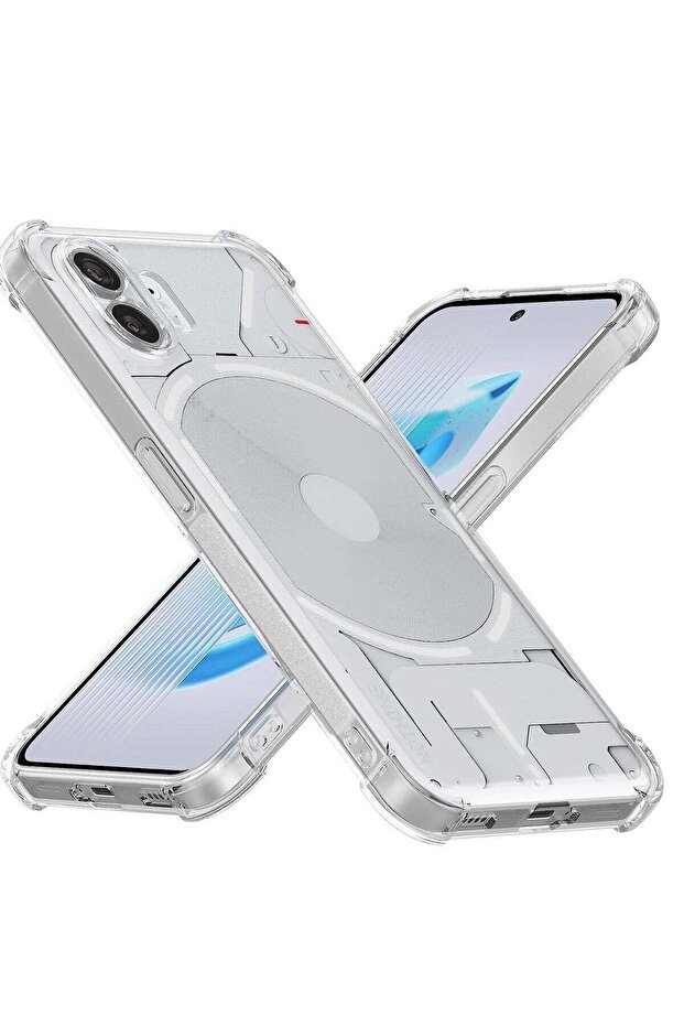 Nothing Phone 2 Case Cover Transparent Anti Scratch Shock Absorbent Bumper Protective Back Cover