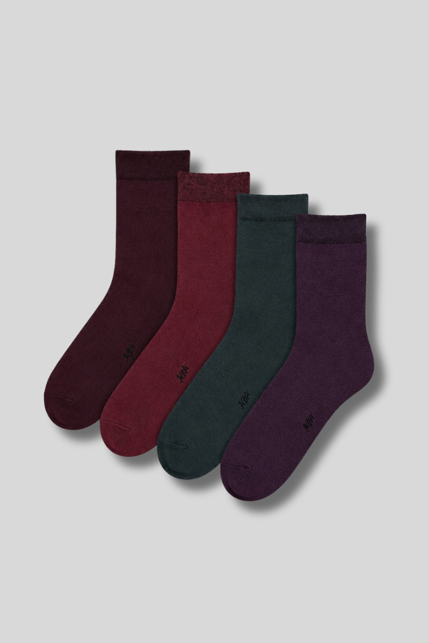 Men's 4-Pack Bamboo Medium Length Socks