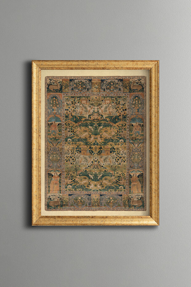 Carpet Pattern - Vintage Patterned Painting - Thin Model - 1