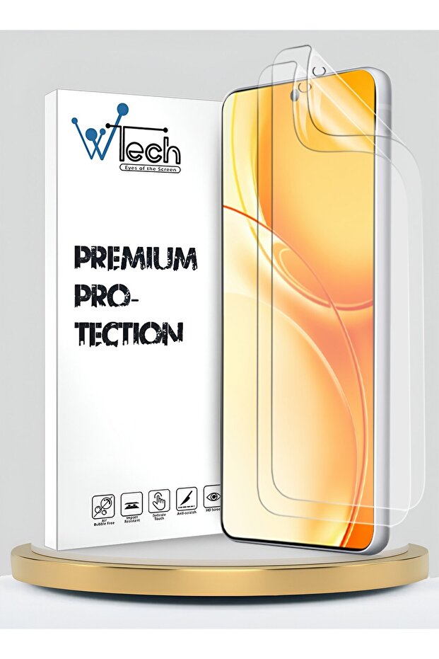 Realme P4 Power 5G 2026 Premium Hydrogel Film Thin and Flexible 2 Pack Clear