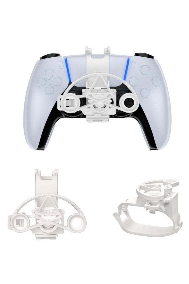 Mini Steering Wheel Attachment for PS5 Controller – 5-in-1 Racing Game Accessory for PlayStation 5 – Easy Installation, Precise Control & Realistic Driving Experience