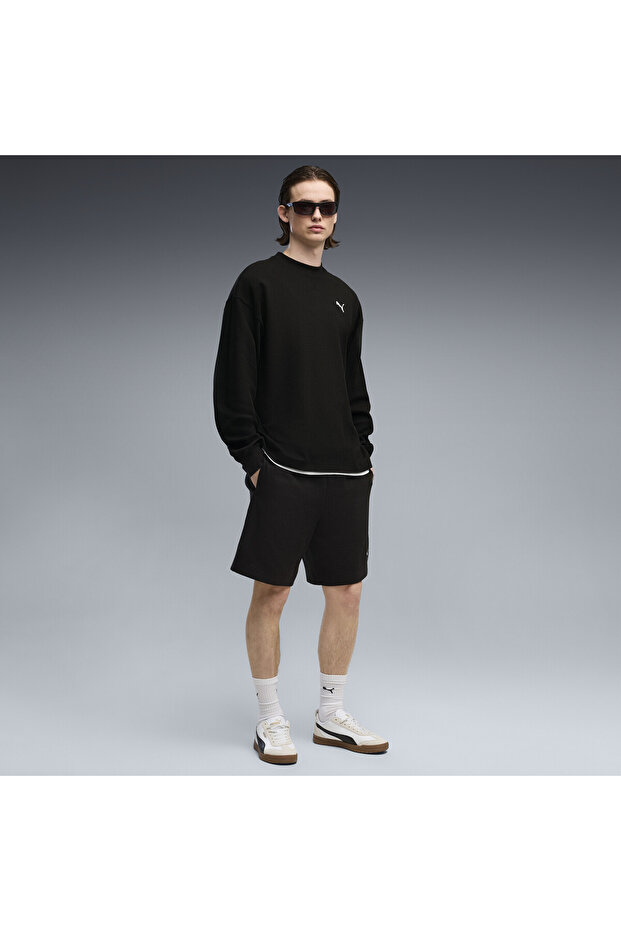 Mikina Essentials Elevated Relaxed Material Crew - 2