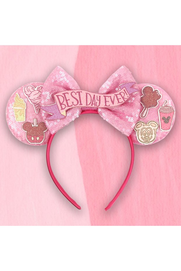 Snacks-9 New Cute Ears Headband Cartoon Mickey Mouse Hairband Girls Birthday Party Cosplay Headwear