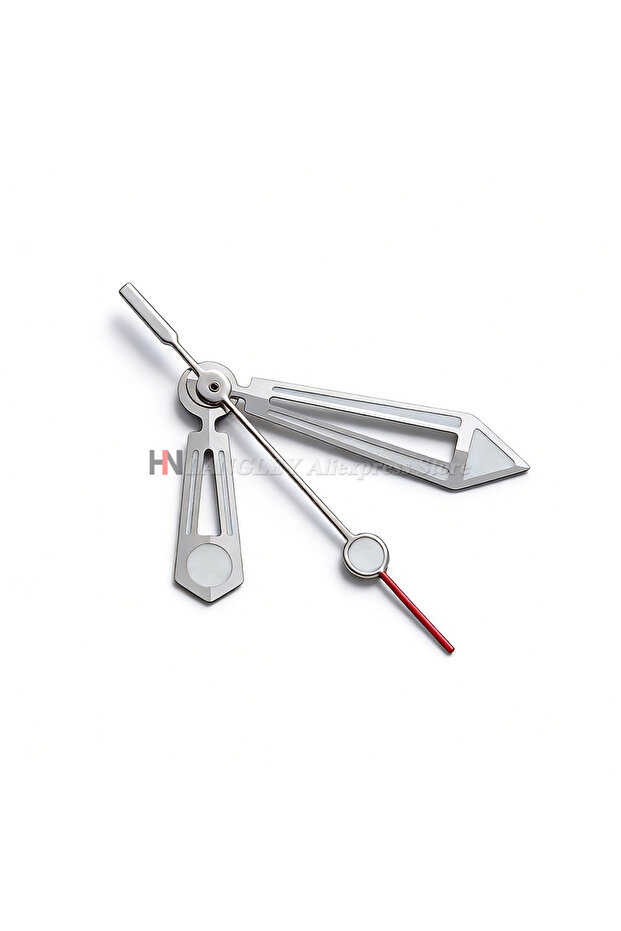 Silver Silver Aiguille Seamaster Style NH35 Watch Hands Green C3 Luminous Watch Pointers for NH35 .