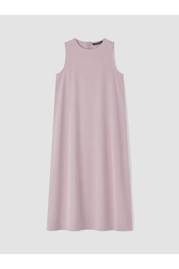 Lcw Modest Lilac Modal Blend A-Line Dress