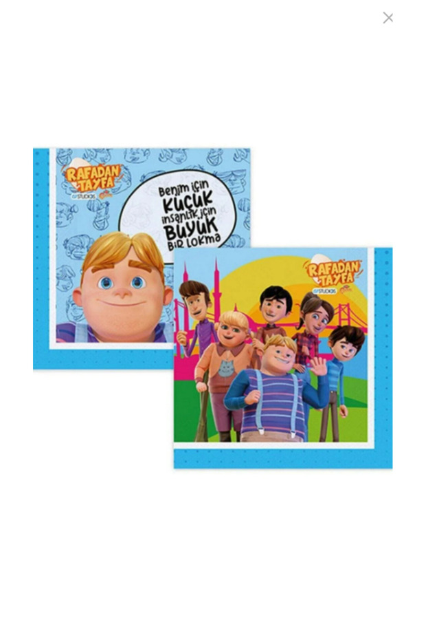 Rafadan team paper napkin 16 pieces 33x33 cm