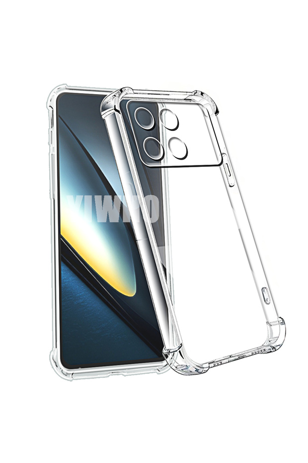 Poco X6 Pro Airbag Transparent Phone Case for Poco F6 X6 X5 F5 F4 F3 X4 X3 Pro 5G M6Pro 4G M5S Prot