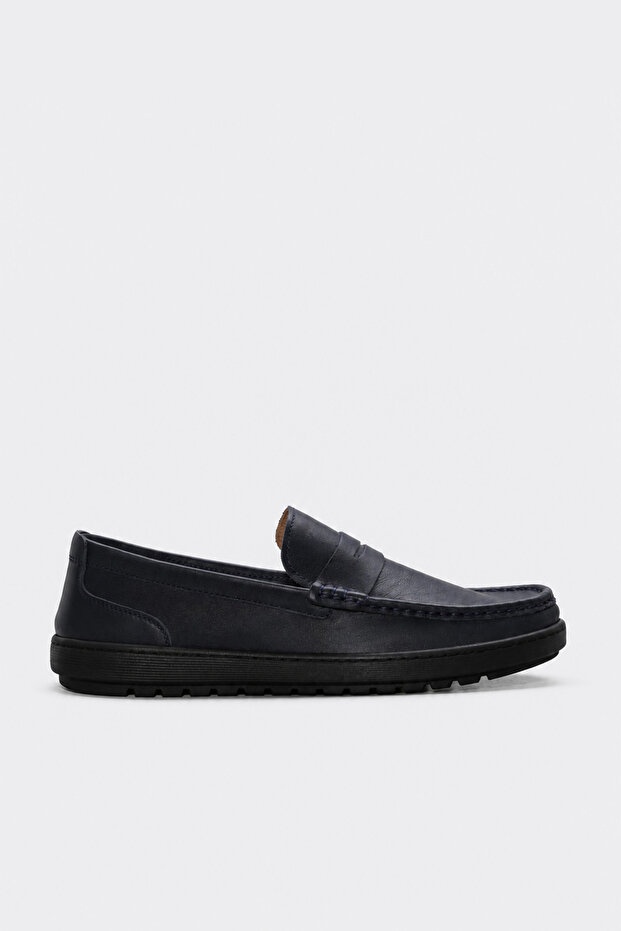 حذاء كاجوال رجالي من الجلد الطبيعي 934MA130