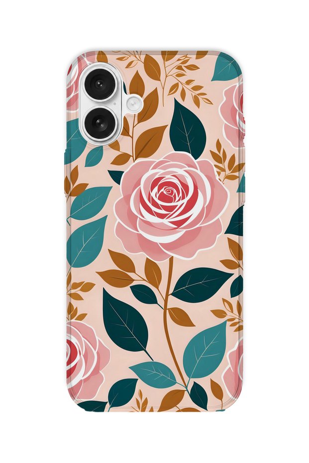 iPhone 17 Compatible Printed Transparent Phone Case | Collection: Pastel Flowers