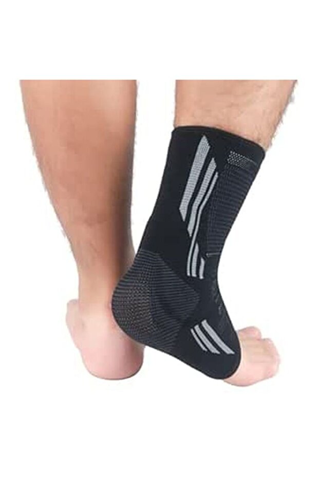 CHARCOAL COMPRESSION ANKLE XXL