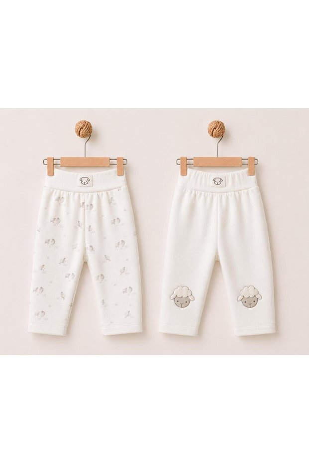 Baby 2-Pack Pants 100% Organic Cotton, Baby - Newborn - Csy8304