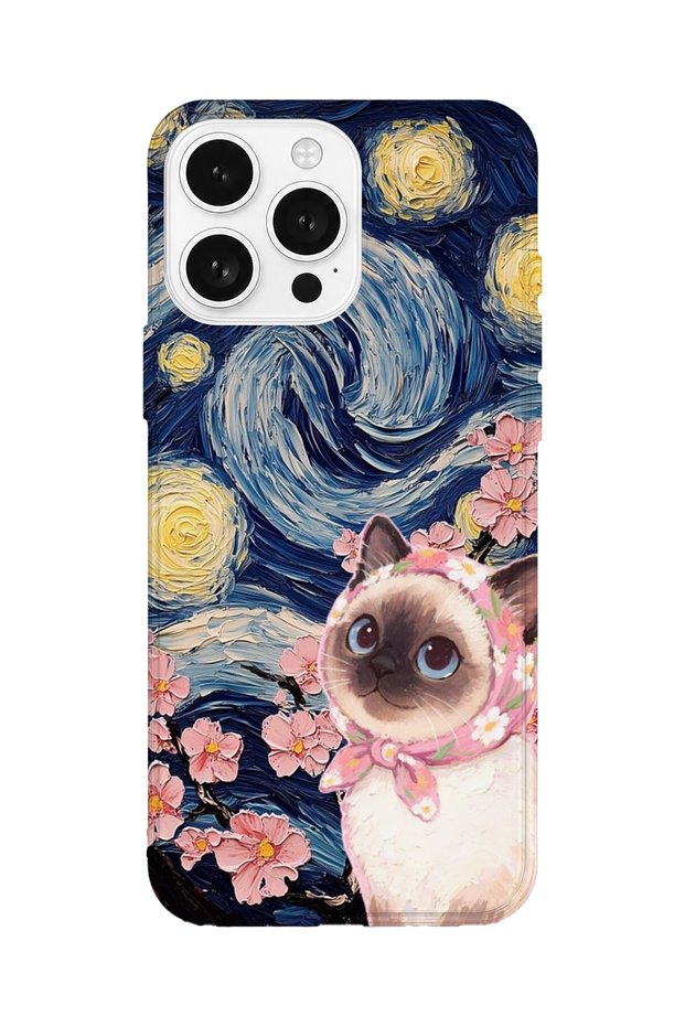 iPhone 15 Pro Compatible Printed Transparent Phone Case |   Collection: Kawaii Cat