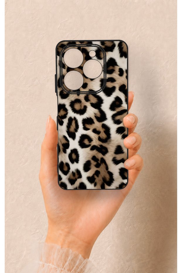 Tecno Spark 20C Compatible Leopard Skin Pattern Silicone Case