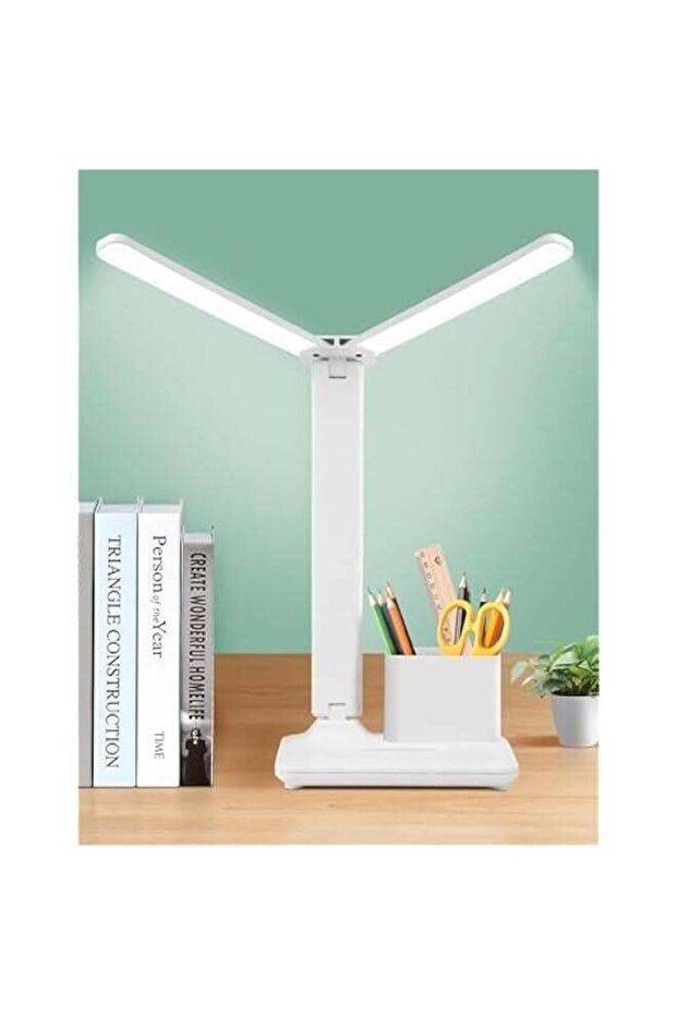 LED Lamp, Table Lamp For Computer/Desktop, Rechargeable, Eye-Caring, Touch Control