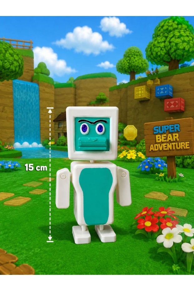 SUPER BEAR ADVENTURE YETİ KARAKTERİ 15CM DEV BOY