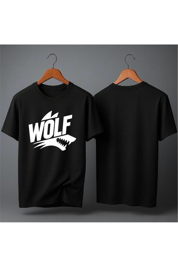 Wolf Printed Oversized T-Shirt