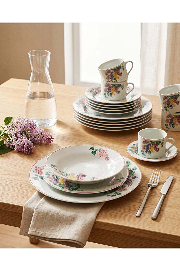 White Round Dinner Set (30 Piece) - 1