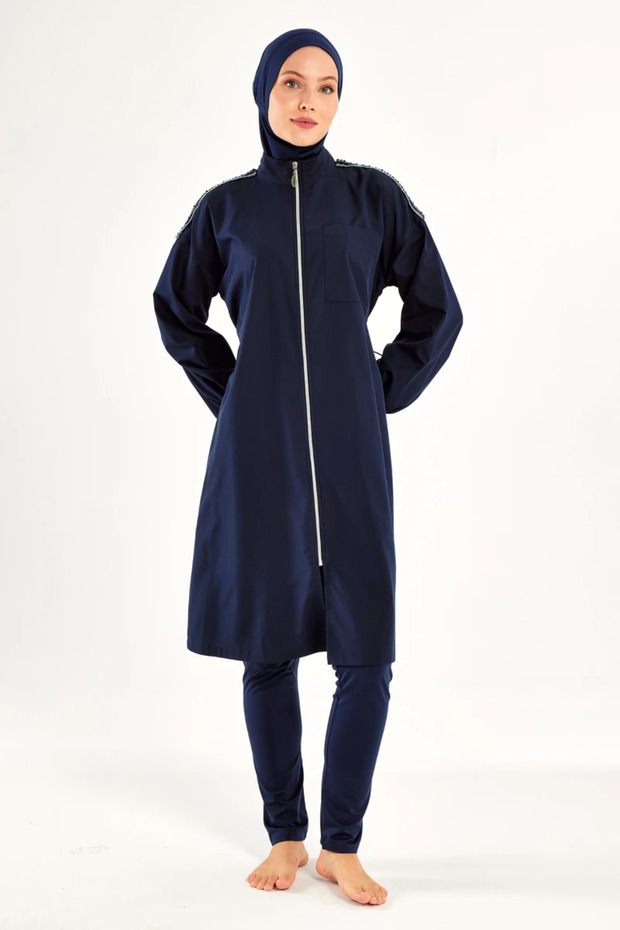 251403 Women's Long Sleeve Hijab Swimsuit
