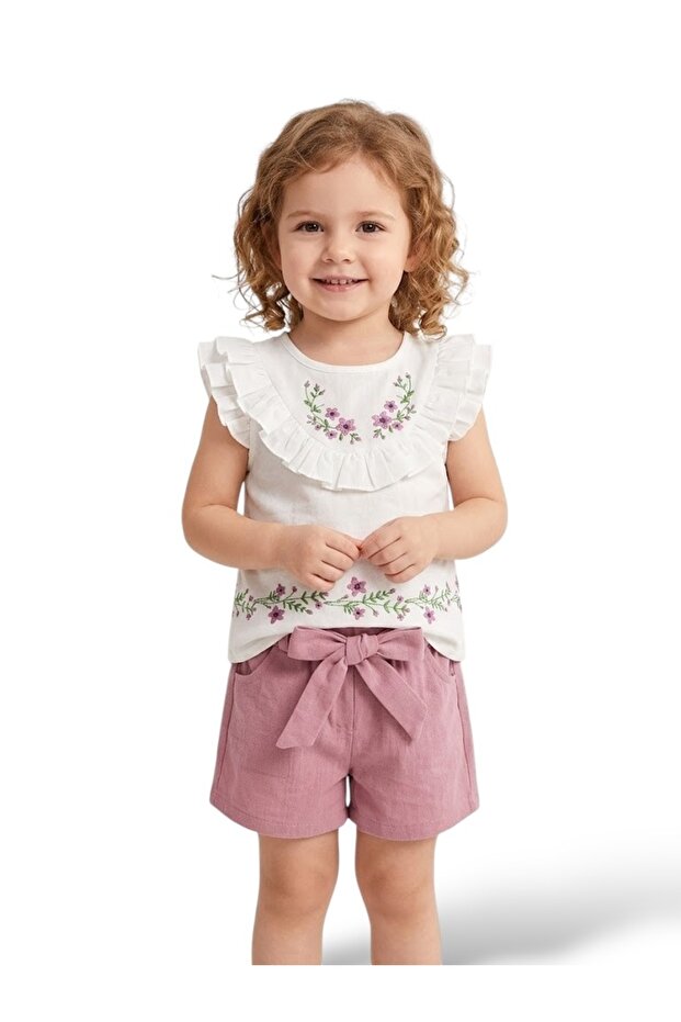 Girl's 2-Piece Shorts Suit