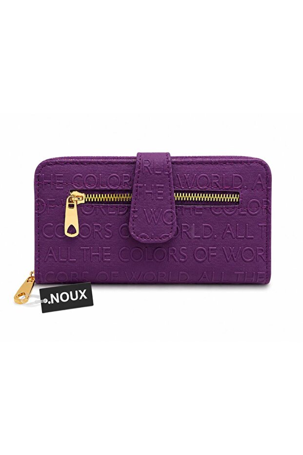 Multi-Compartment Women's Wallet with Cover